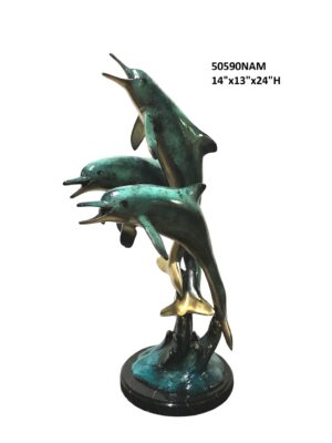 Trio of Dolphins - 24"H