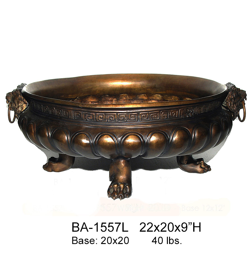 Lion Round Bowl