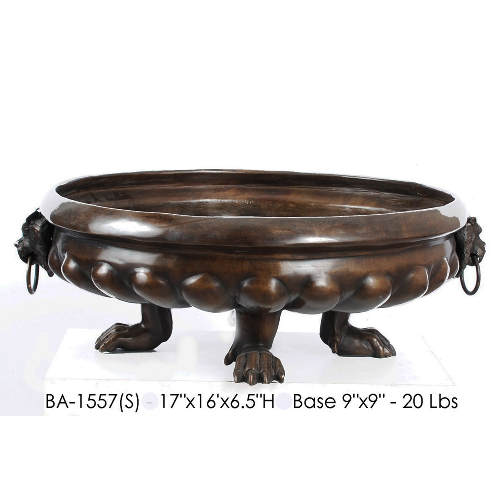 Lion Round Bowl