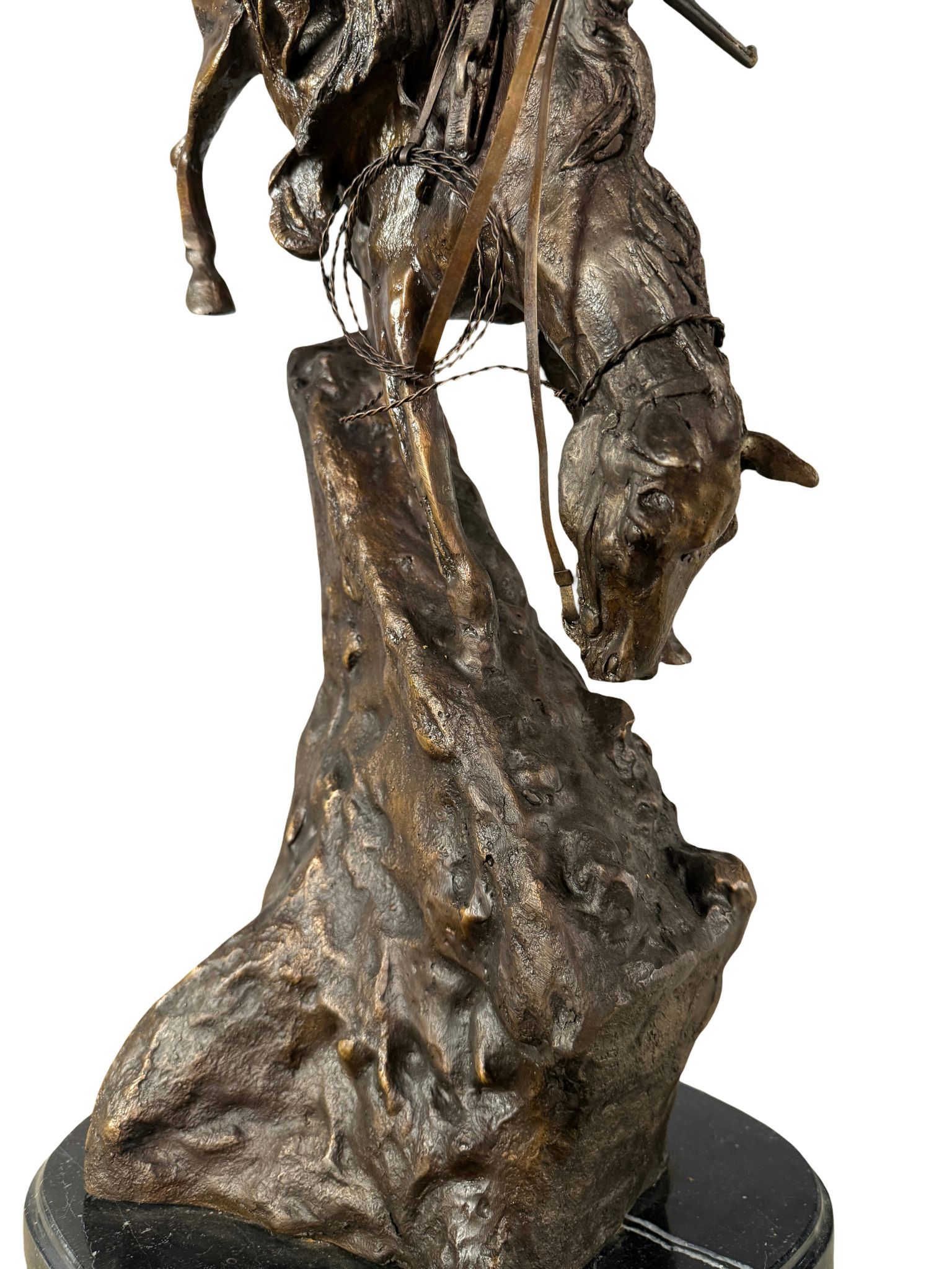 Mountain Man, After Remington - 28"H - Image 6