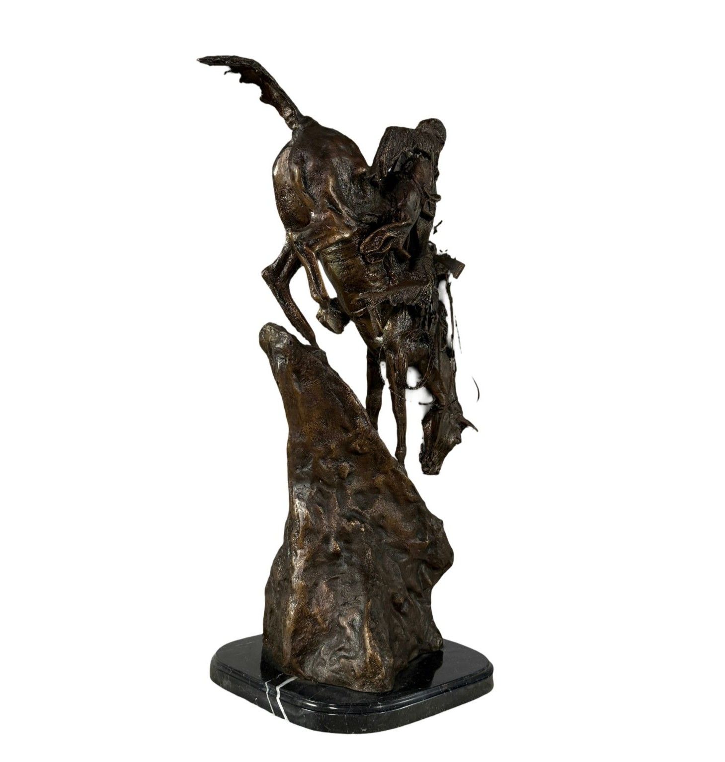 Mountain Man, After Remington - 28"H - Image 10