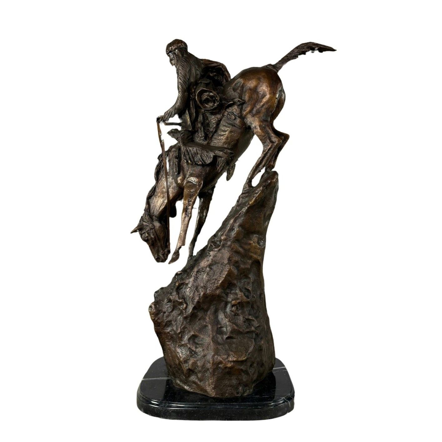 Mountain Man, After Remington - 28"H - Image 7