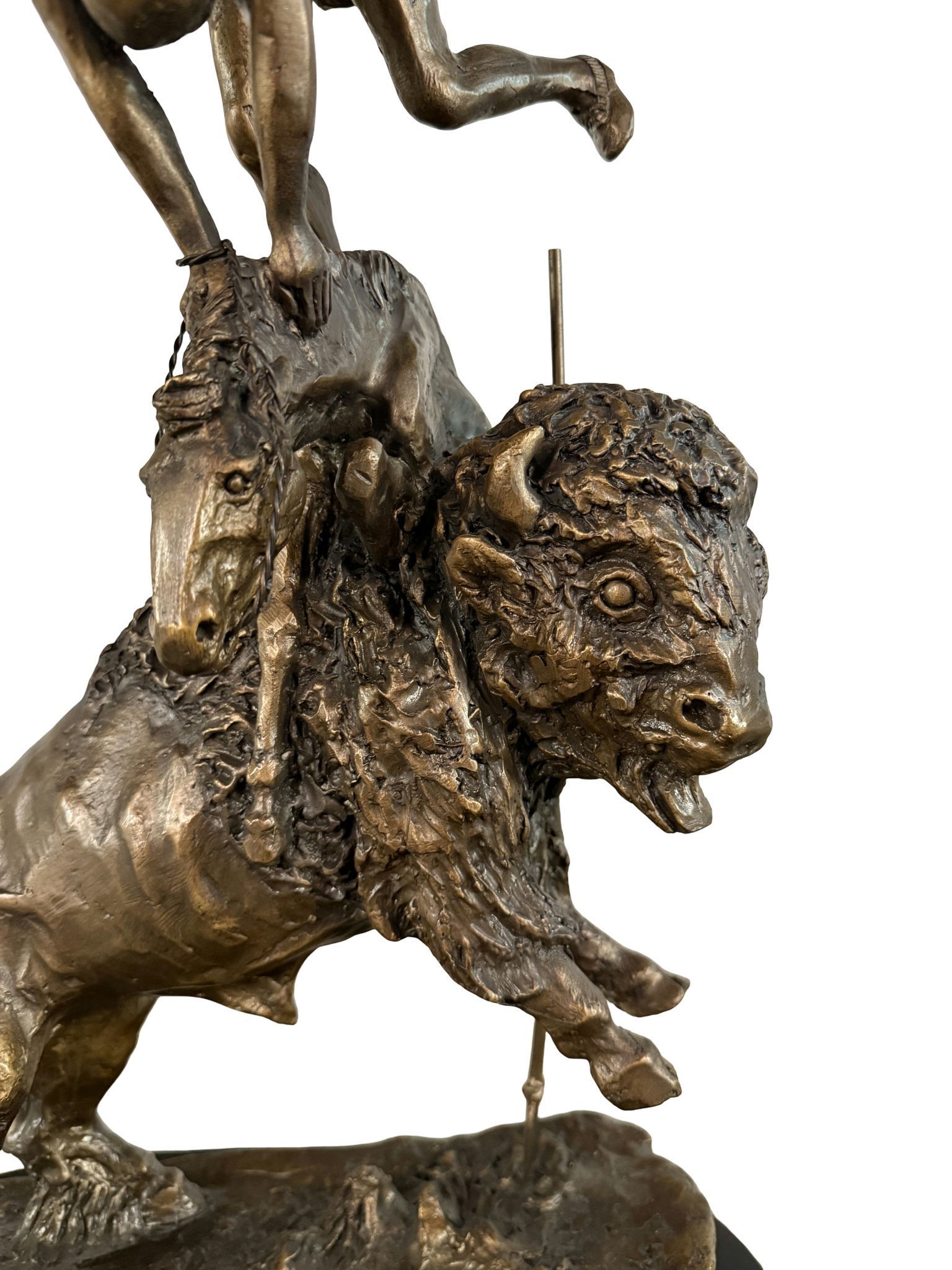 Buffalo Horse, After Remington - 20"H - Image 3