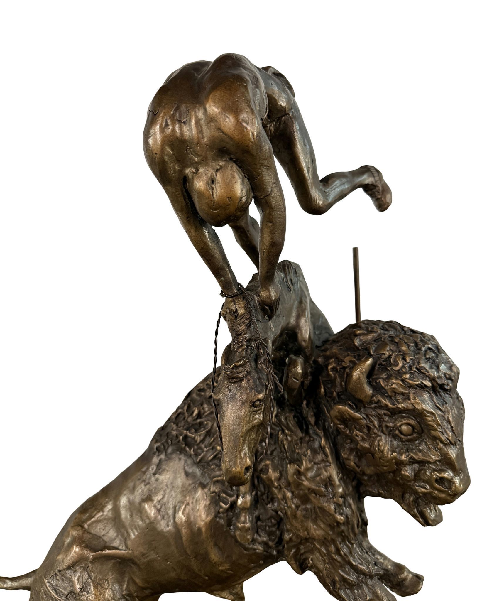 Buffalo Horse, After Remington - 20"H - Image 5