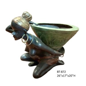 African-Inspired "Strength of Women" Urn - 20"H