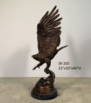 SK-265 Eagle By Jules Moigniez Bronze Sculpture