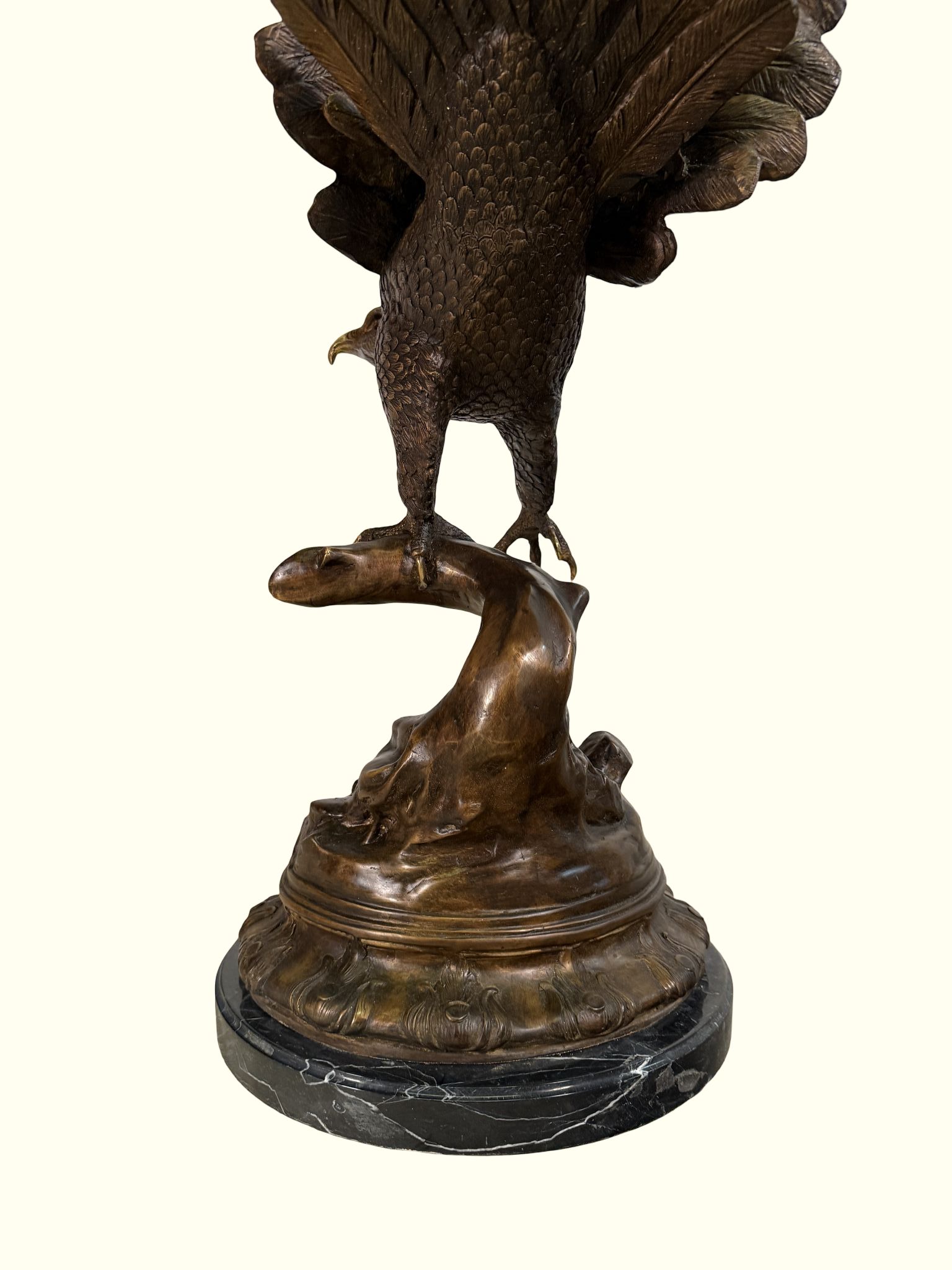 SK-265 Eagle By Jules Moigniez Bronze Sculpture