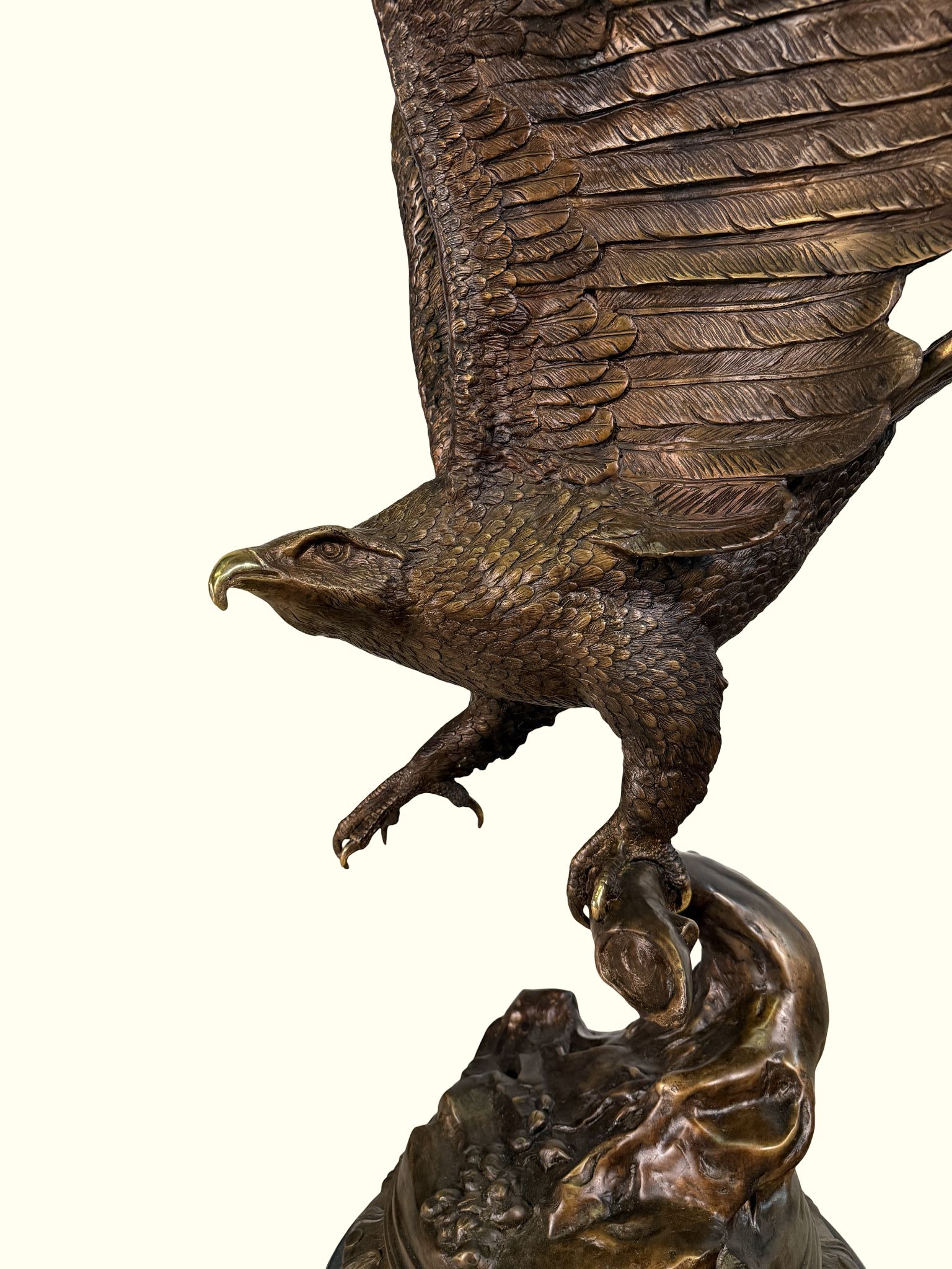 SK-265 Eagle By Jules Moigniez Bronze Sculpture