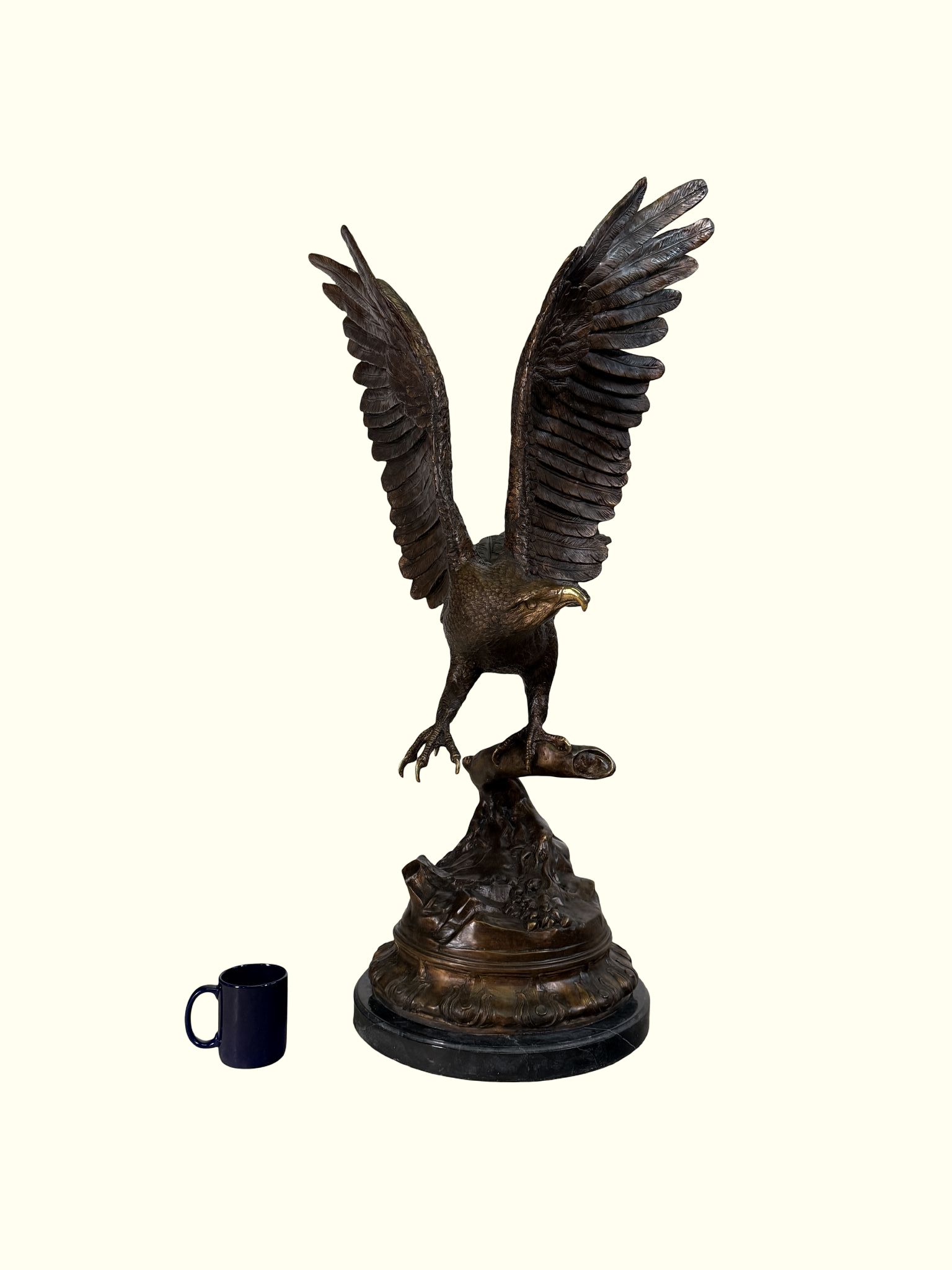 SK-265 Eagle By Jules Moigniez Bronze Sculpture Scale