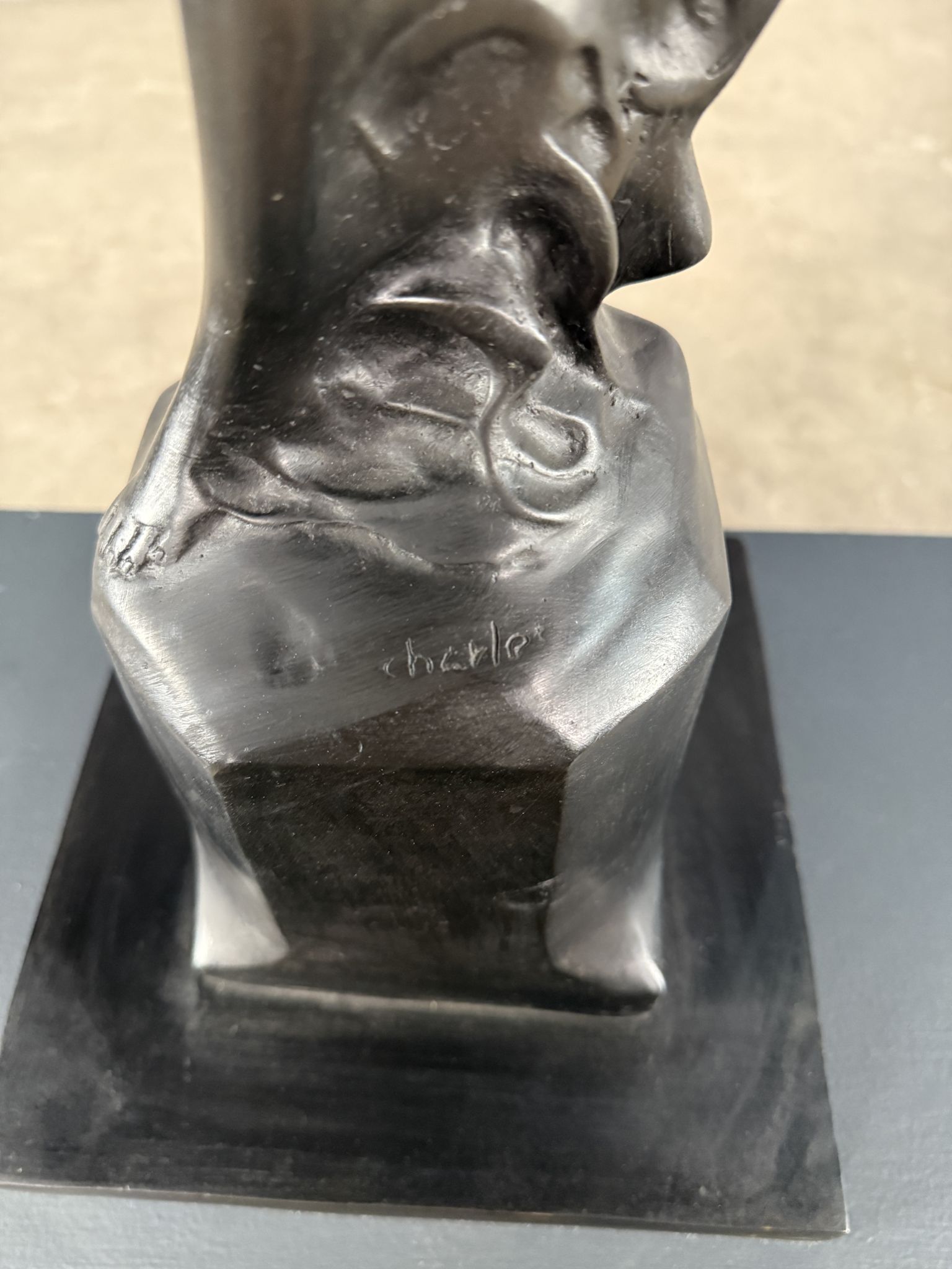 TF1-5_Spirit_of_Ecstasy Bronze Sculpture Signed