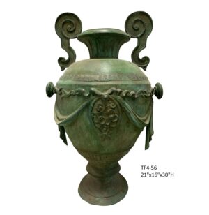 Urn with Drapery - 30"H