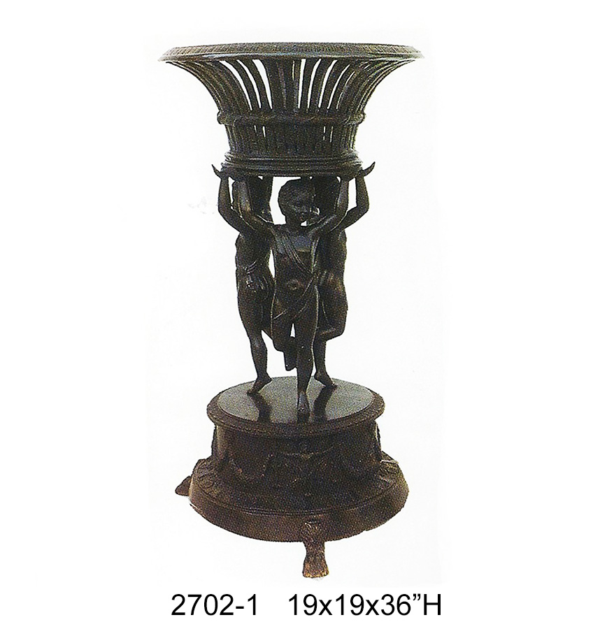 3-Cherub Empire Planter