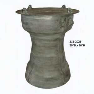 Rain Drum Table or Pedestal - 26"H