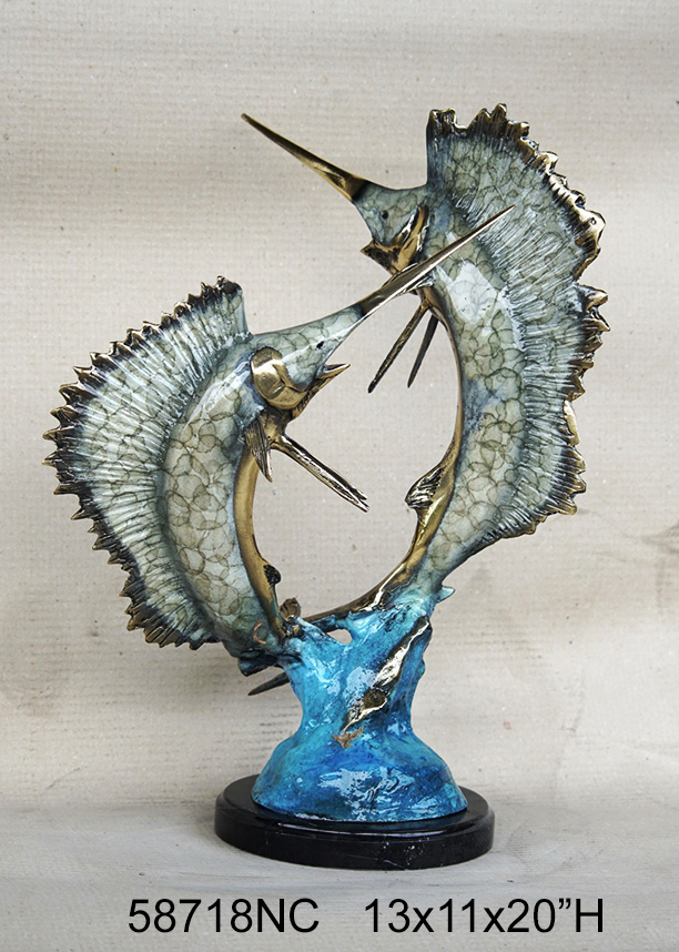 Two Swordfish on Base