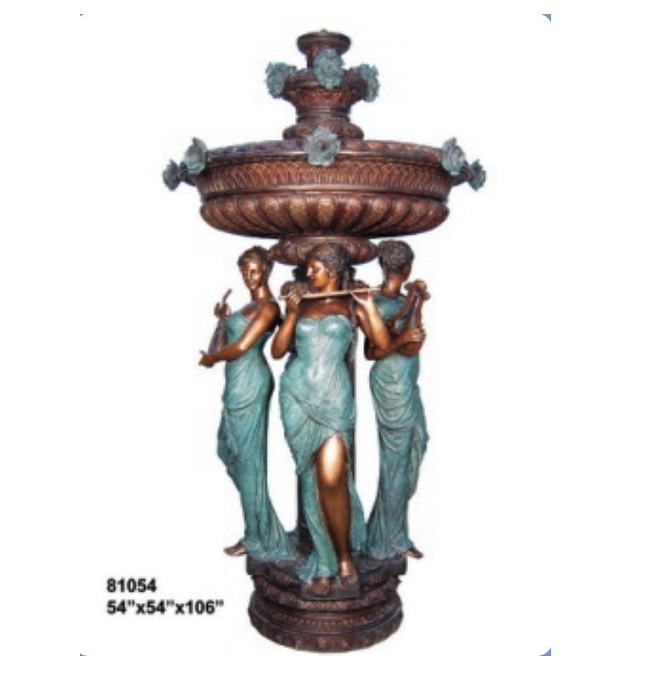 4-Musician Angel Fountain