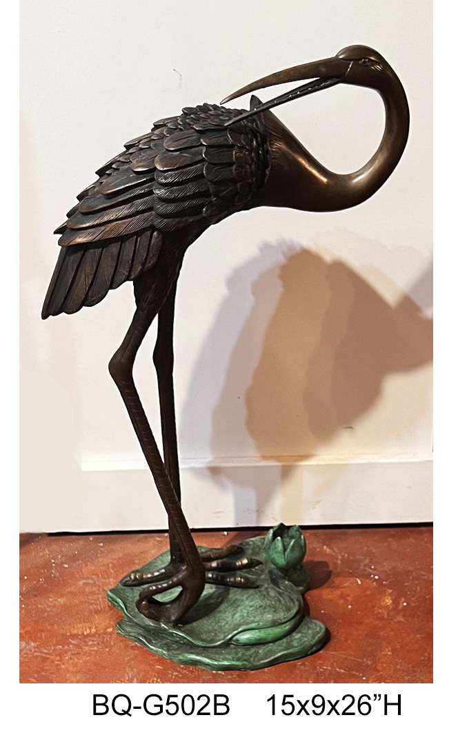 Crane Looking Backward