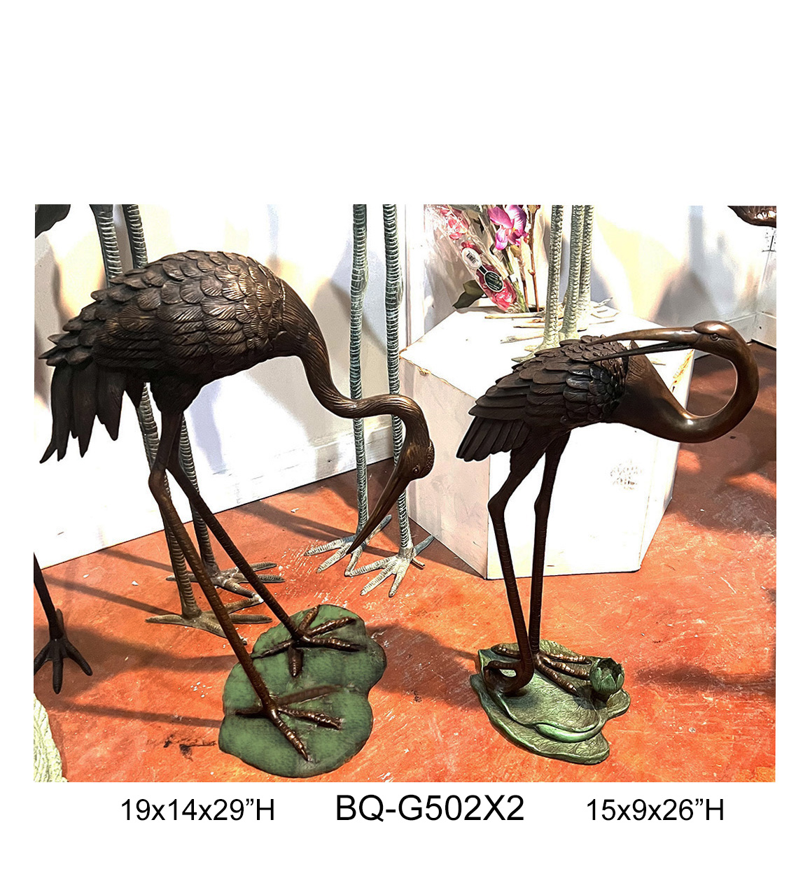 Set of 2 Cranes