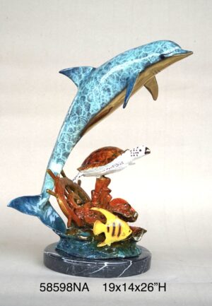 Dolphin w/Turtle and Fish