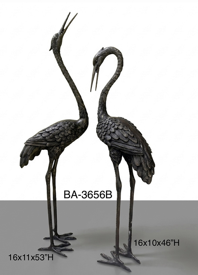 Pair of Heron Fountain