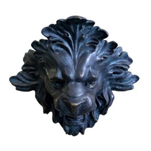 Lion Mask Wall Fountain - 11"H