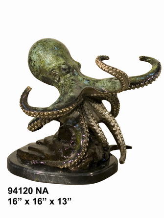 Octopus, Special Patina - 13"H