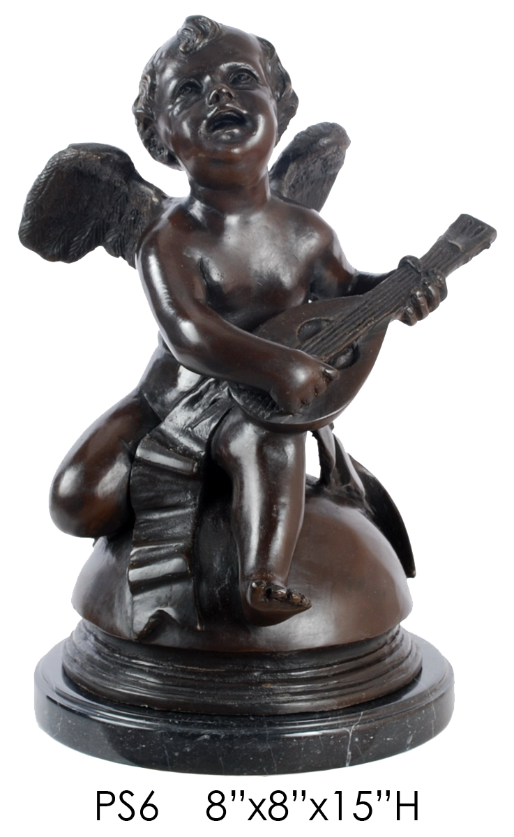Angel Boy Playing Mandolin