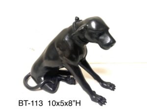 Sitting Hound Dog